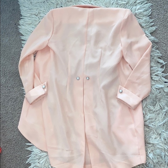 Doja cat blazer pearl vintage pink pearl tail flow - Picture 5 of 5